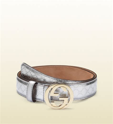 gucci belt silver g|Gucci belt silver buckle women.